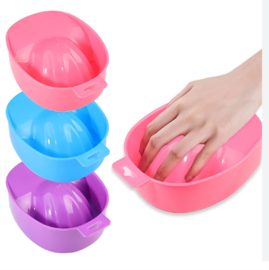 Bowl Plastico Para Manicure En Colores Surtidos