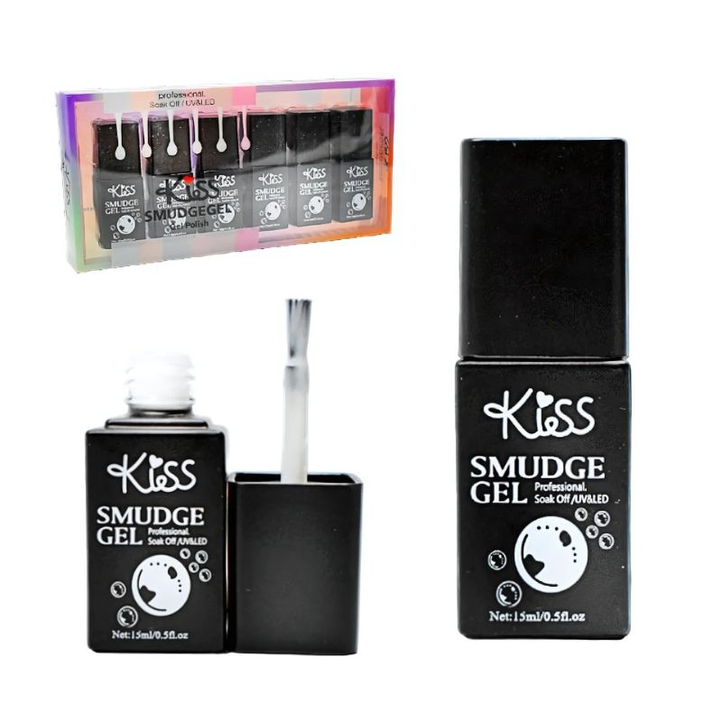 Esmalte blanco corrige imperfecciones al instante SMUDGE GEL KISS