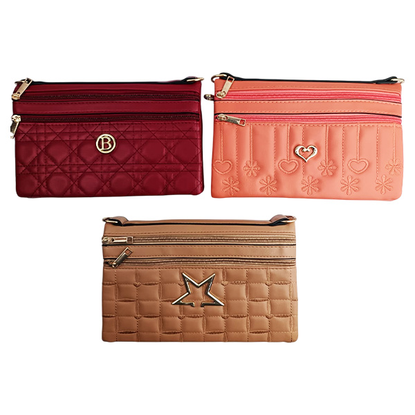 Cartera para dama plegable en colores surtidos