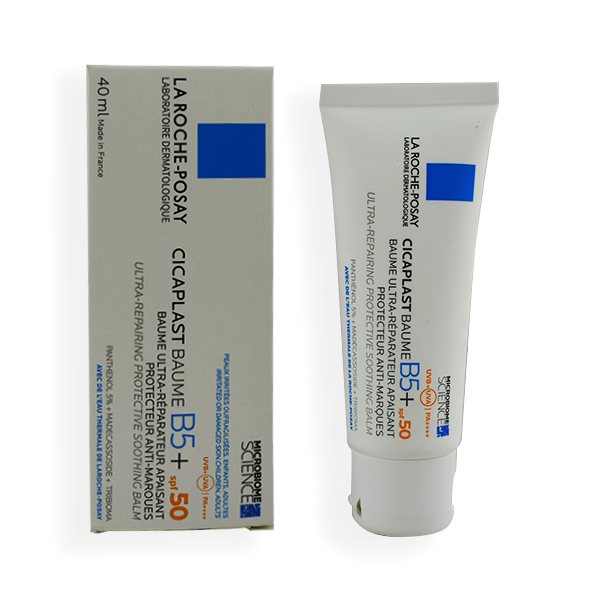Crema y protector solar cicaplast baume B5+SPF50 La Roche Posay
