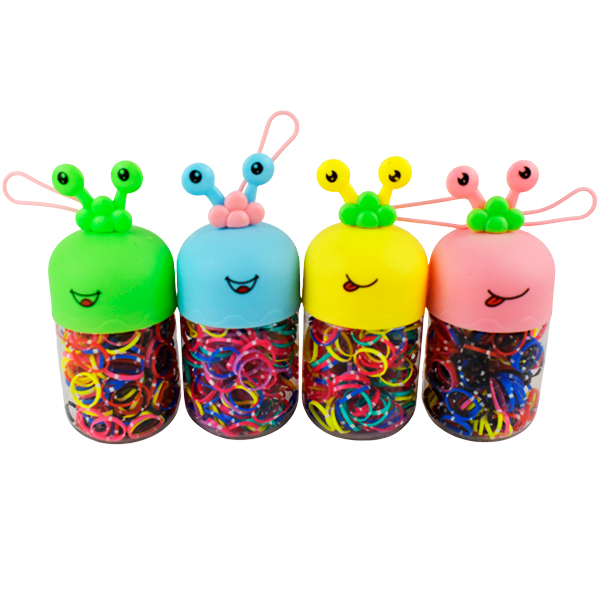 Hules para el cabello con diseño de puntos