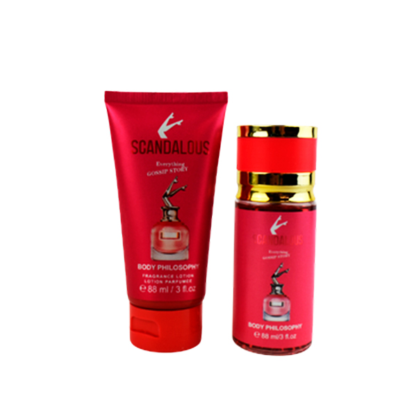 Dúo de perfume y crema scandalous - Body Philoshopy