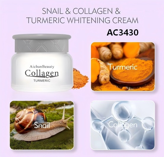 Crema blanqueadora con extracto de cúrcuma - Aichun Beauty