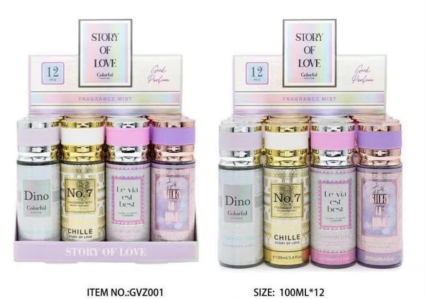 Perfume para dama colorful - Fragrance mist