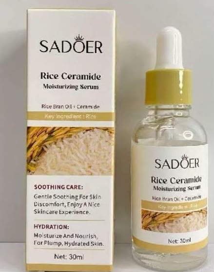 Suero facial de con extracto de arroz - Sadoer