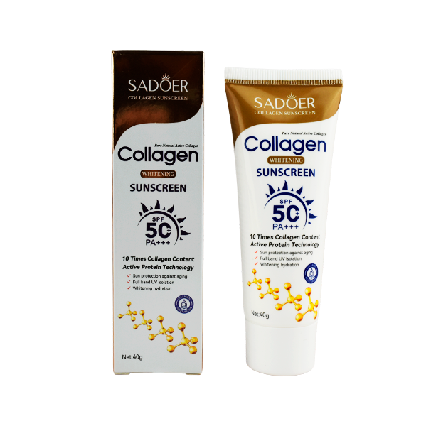 Protector solar con extracto de colágeno SPF50PA+++ - Sadoer