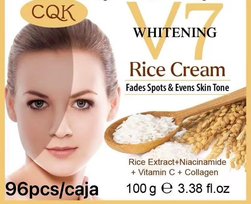 Crema facial con extracto de arroz - CQK