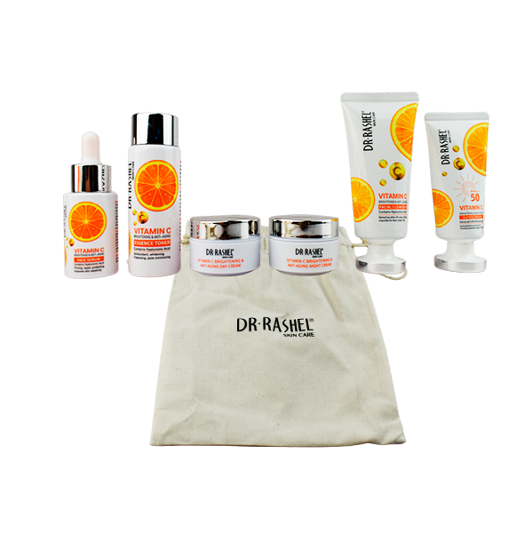Set de skincare de 6 piezas con vitamina C - DR RASHELL