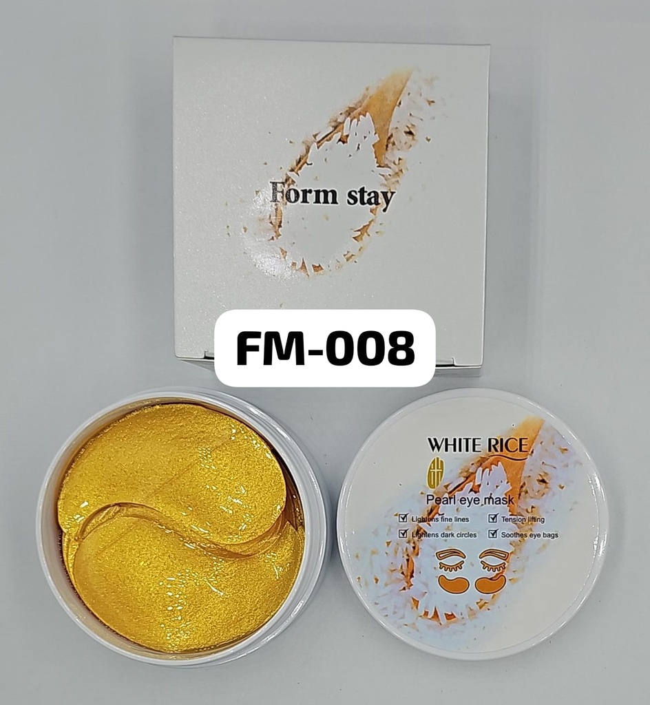 Parches para ojeras con extracto de arroz - Form Stay