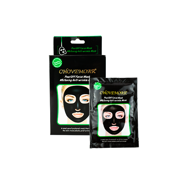Mascarilla facial con extracto de carbón - Chovemoar