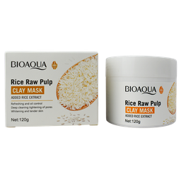 [6942349711398] Mascarilla de arcilla con extracto de arroz  - Bioaqua
